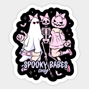 spooky babes Sticker